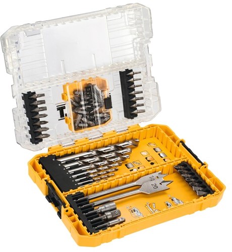Accessori Dewalt Set di viti e punte per metallo HSS-G da 56 pezzi | in casi difficili - dt70757-qz