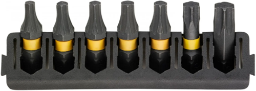 Set di punte per accessori Imp Dewalt | titolare + atto torsione | 25 mm | t15x1, t20x2, t25x2, t30x1, t40x1 - dt70816-qz