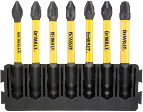 Set di punte per accessori Imp Dewalt | titolare + atto torsione | 57 mm | bitset | h1 x1, pbitset | h2x2, pz1x1, pz2x2, pz3x1 - dt70819-qz