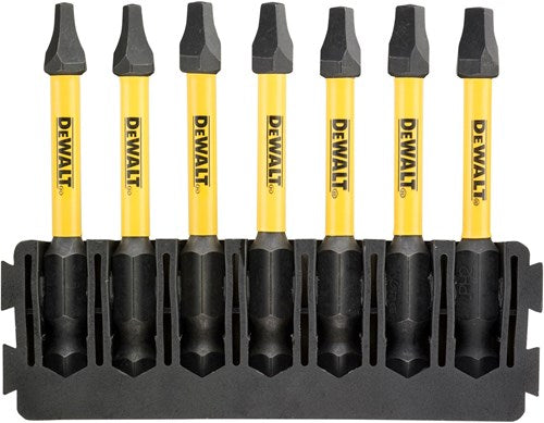 Set di punte per accessori Imp Dewalt | titolare + atto torsione | 57 mm | sq1x2, sq2x3, sq3x2 - dt70824-qz
