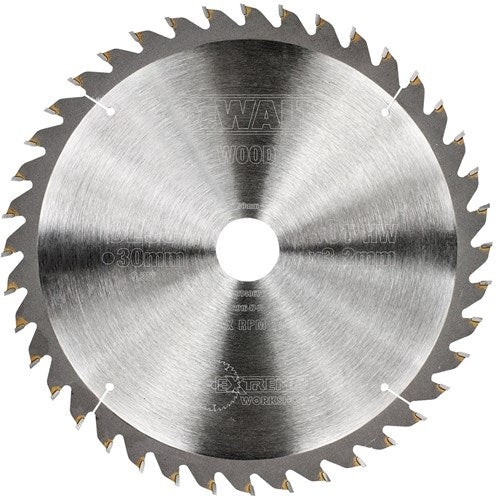 Accesorios Dewalt hoja de sierra circular 235x30x40t, dientes alternos, positivo 10°, muesca 3.0mm - dt4067-qz