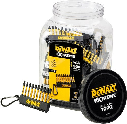 Imp dewalt accessori dt7275-qz set di punte per cacciavite torx ad alta azione | 57 mm | 10 pezzi - dt7275-qz