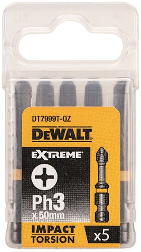 Dewalt accessoires impact torsion 50mm ph3 - dt7999t-qz