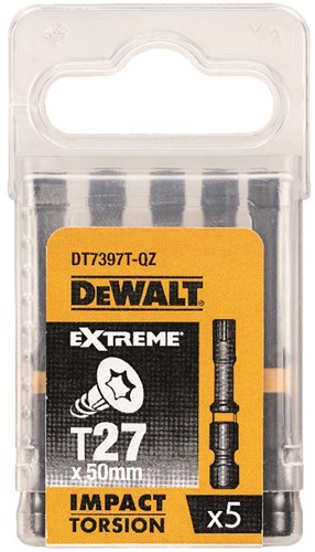 Dewalt accessoires impact torsion 50mm torx t27 - dt7397t-qz
