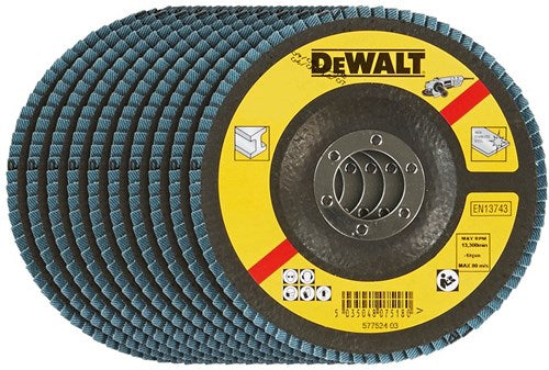 Dewalt accesorios disco de lijado de láminas curvas, ø115mm, k36 - dt3255-qz - 10 piezas - dt3255-qz