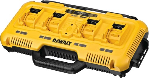 Dewalt dcb104 | Cargador rápido de 4 puertos | 12v-18v 54v xr | voltaje flexible - dcb104-qw