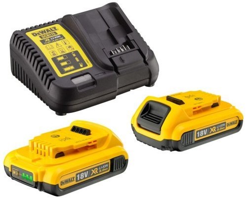Dewalt dcb115d2 18v set de inicio (2x batería 2.0ah) dcb183 + cargador dcb115 - dcb115d2-qw
