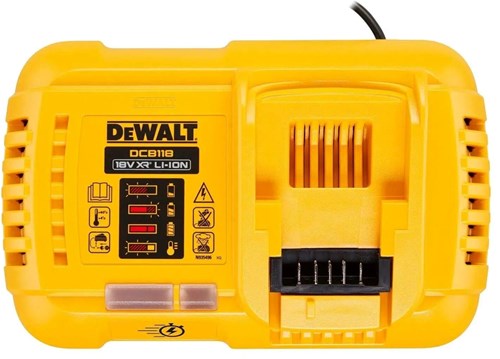 Cargador rápido dewalt dcb118-qw para baterías flexvolt - dcb118-qw