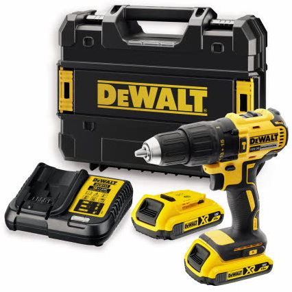 Trapano a percussione a batteria Dewalt dcd778d2t | Ioni di litio 18v 2.0ah - dcd778d2t