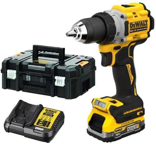 Dewalt DCD805E1T-QW - Cacciavite compatto 18V XR G3 | 1x power stack in tstak