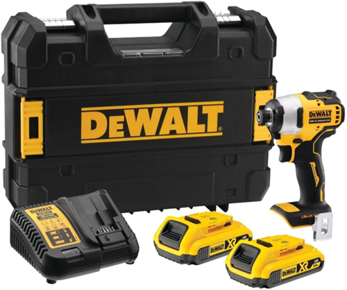 Dewalt dcf809d2t | cacciavite a percussione | senza spazzole di carbonio | 18v| 2.0ah agli ioni di litio | in tstak-dcf809d2t-qw