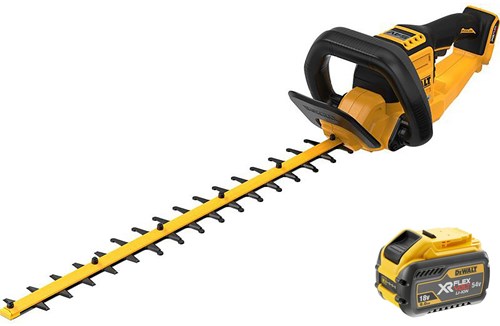 Dewalt dcmht573x1-qw | voltaje flexible xr de 54v | cortasetos a batería | 1 batería de 9,0 ah + cargador rápido dcmht573x1-qw