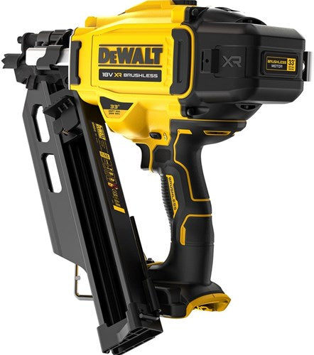 Clavadora de construcción a batería dewalt dcn930n-xj tiro único + cuerpo básico knockfire 18v xr - dcn930n-xj