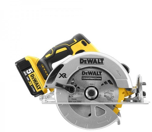 Sierra circular a batería Dewalt DCS570P2 18V 5.0Ah XR Li-ion en T-stak