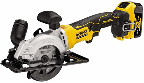 Dewalt dcs571p2 | sega circolare a batteria | 18v xr | 115 mm | senza spazzole | 2x5,0 Ah | nel caso tstak - dcs571p2-qw