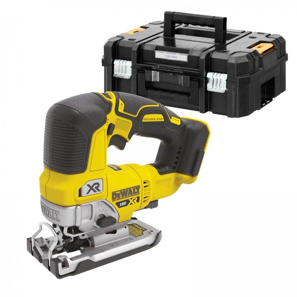 Sierra de calar sin escobillas Dewalt 18v xr con mango de arco
