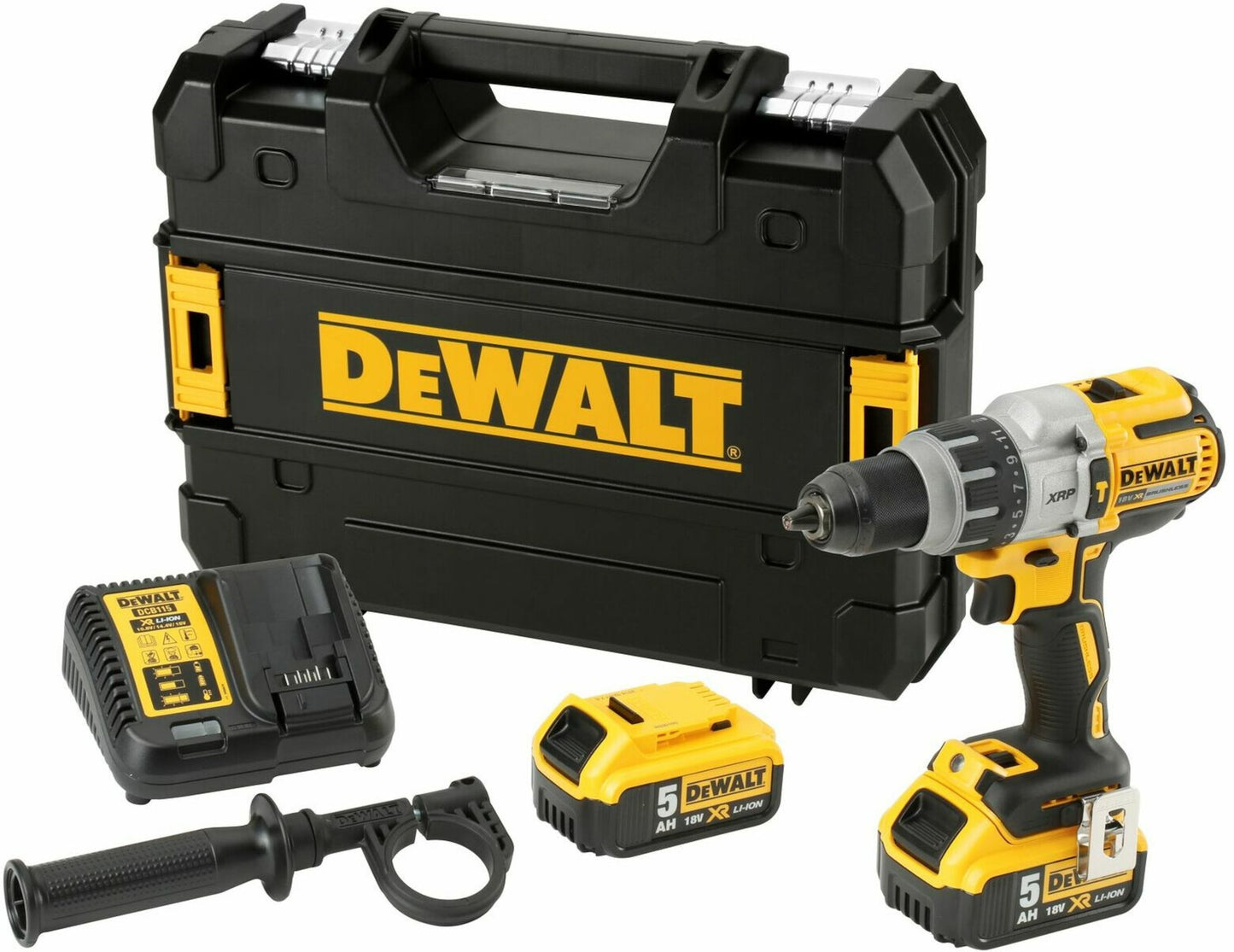 Trapano avvitatore a percussione a batteria Dewalt dcd996p2 xrp senza spazzole | 18v 5.0ah