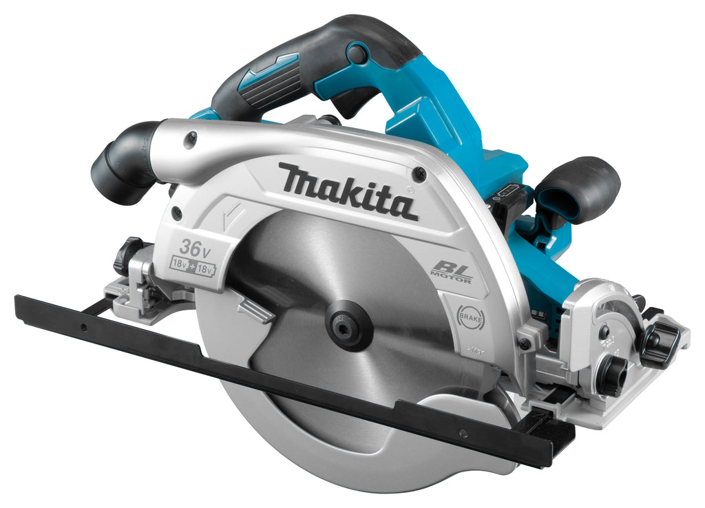Sierra circular a batería Makita 235mm 2x18v desnuda