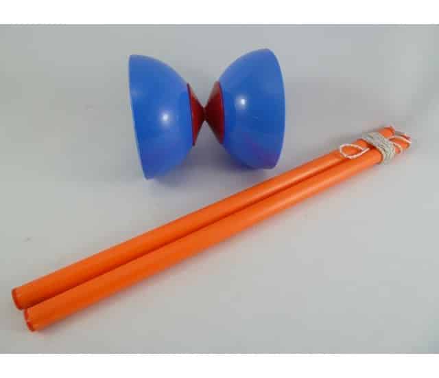 Bongers Toys Diabolo in plastica in sacchetto 10x9 cm