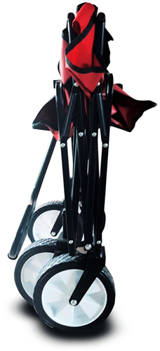 Carrello da giardino pieghevole Diggers - carrello a mano | rosso - dig138
