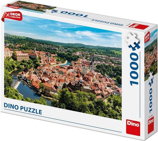 Immagine del drone puzzle český krumlov 1000 pezzi