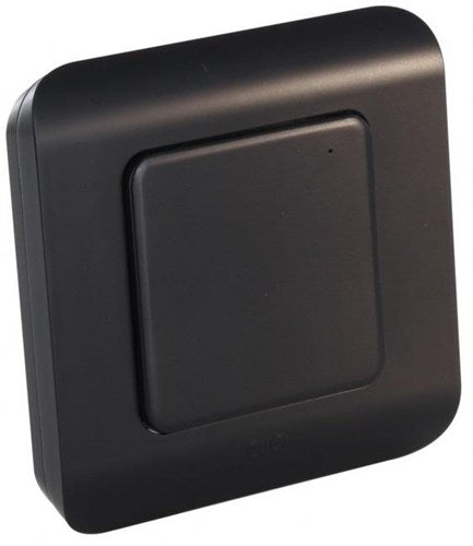 Interruttore da parete wireless Dio singolo nero - 6960116