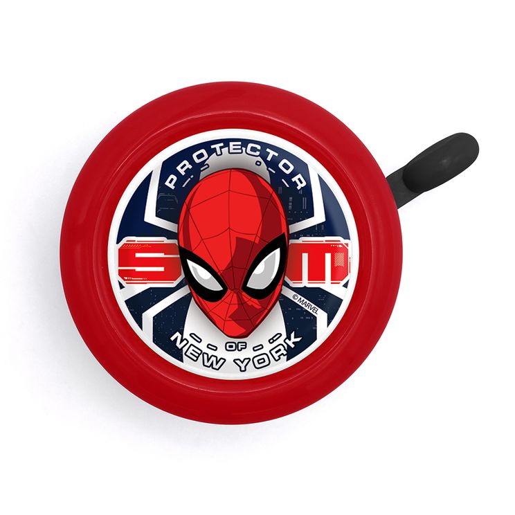Spider-Man Bicycle Bell 55 mm rojo