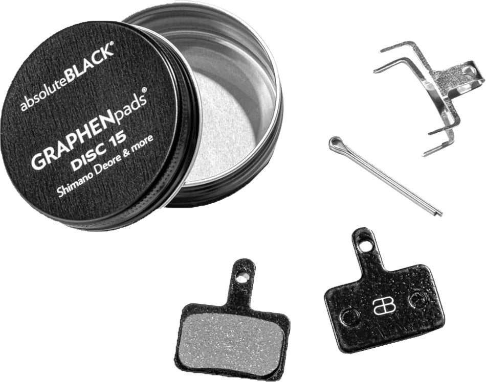Absoluteblack graphenpads disc15 pastillas de disco shimano deore