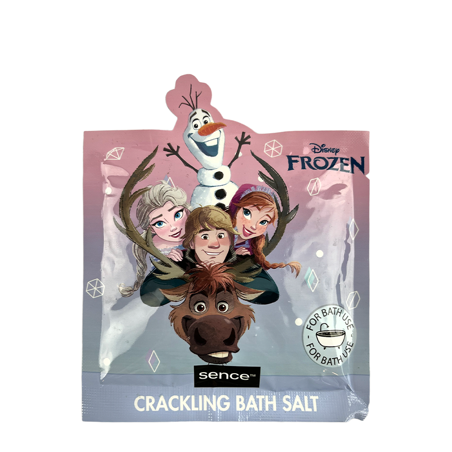 Disney sal de baño crujiente congelada elsa anna olaf kristoff sven 55g