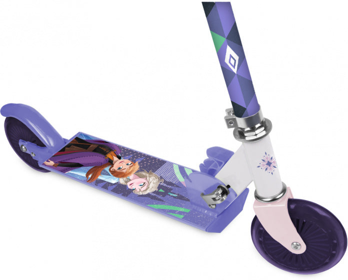 Disney Frozen 2 bambini a 2 ruote Step Girls Alluminio viola
