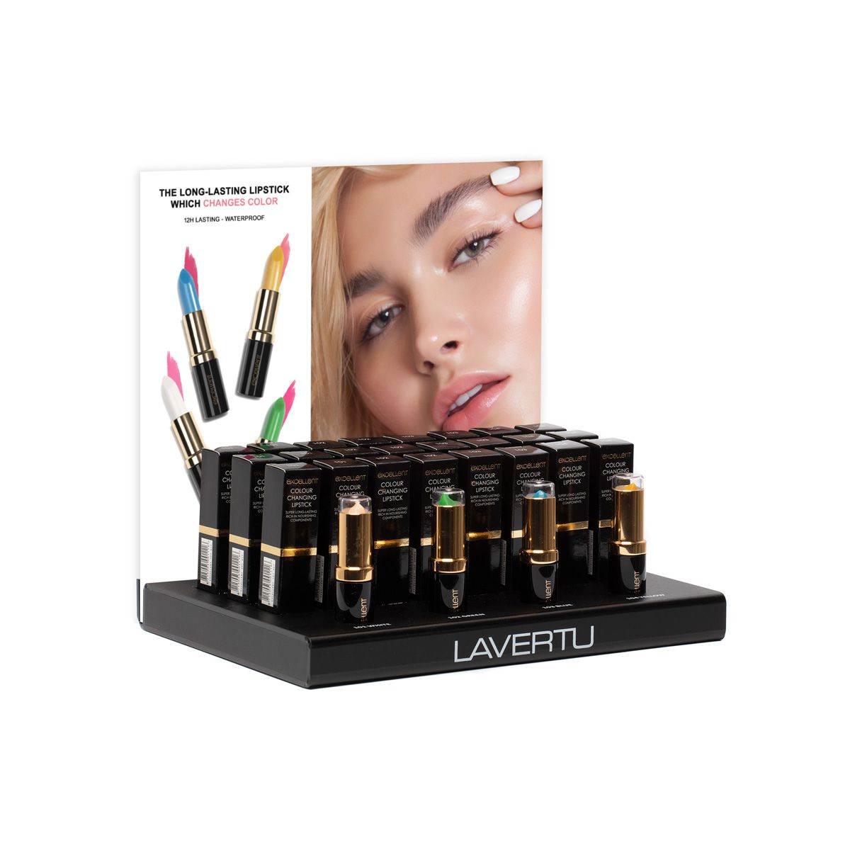 Eccellente display rossetto completo (24 °)