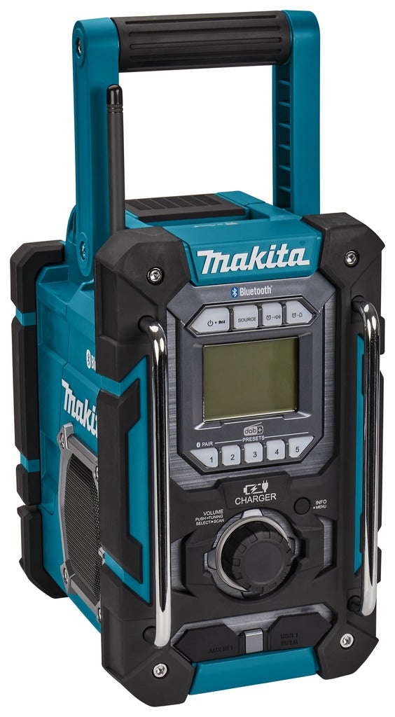 Makita dmr301 | radio de construcción | fm dab dab+ bluetooth con función de carga | sin pilas | en caja - dmr301
