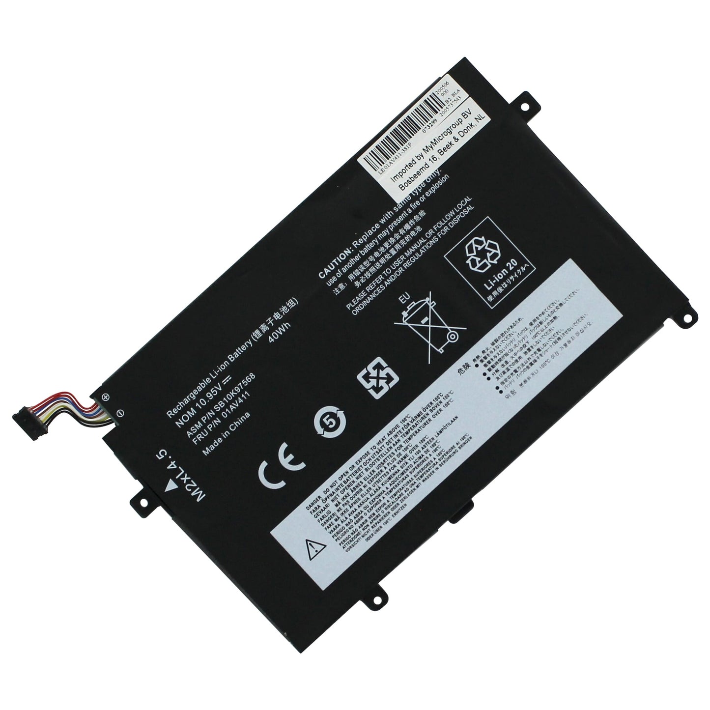 Batería de laptop de reemplazo 3500mAh