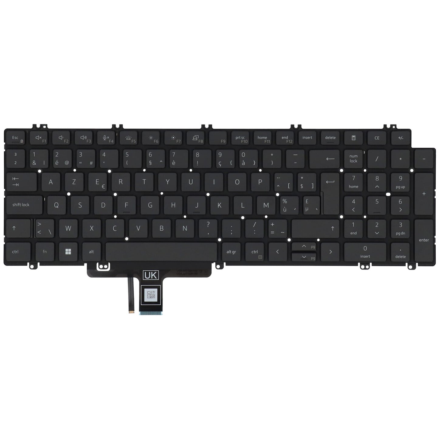 Dell Laptop Keyboard Azerty Be