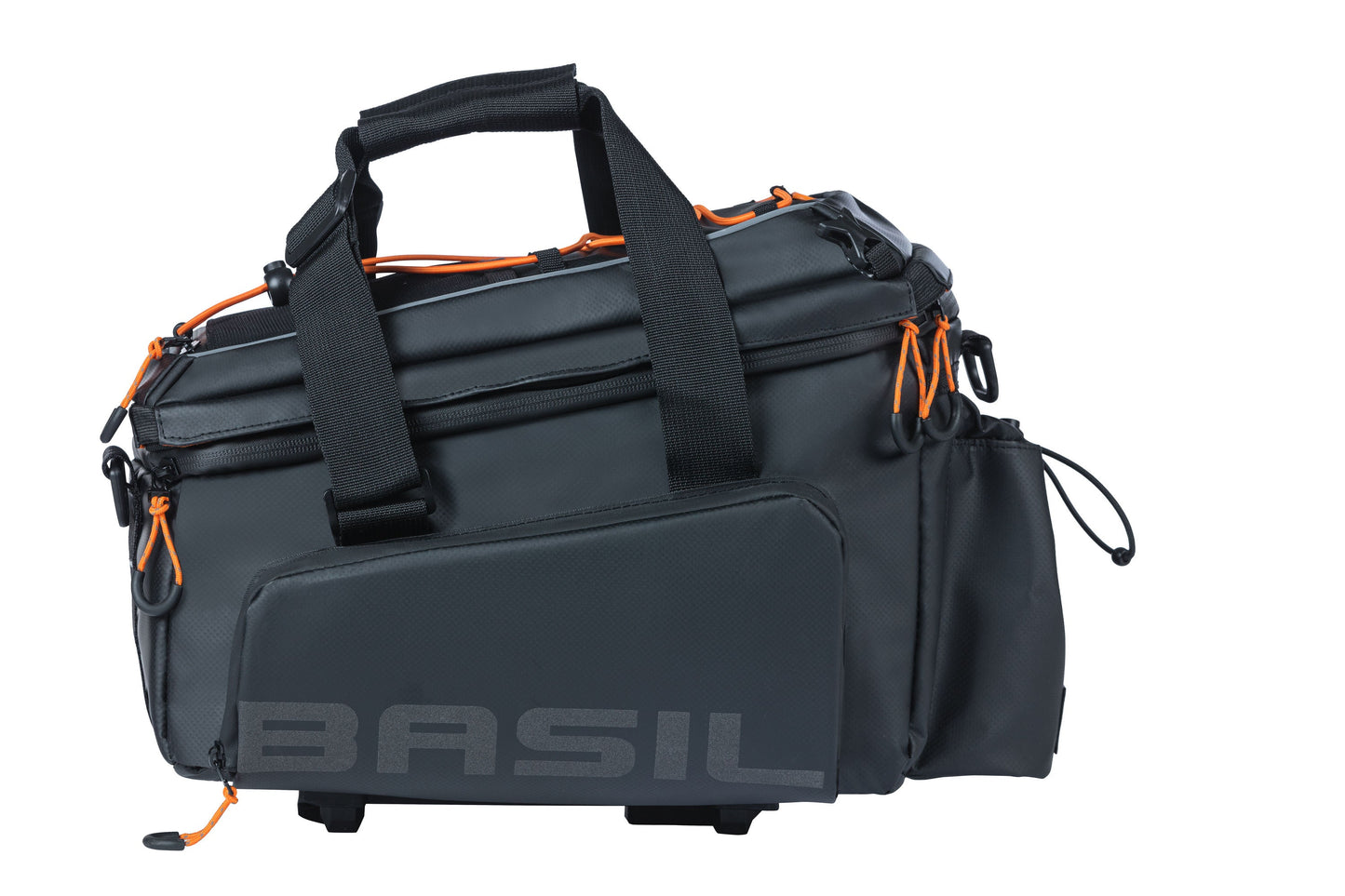 Basil Miles XL BagGage Behaviour Borse Black Waterproof Black per Bicycle Electric Bicycle 36L MIK Sistema