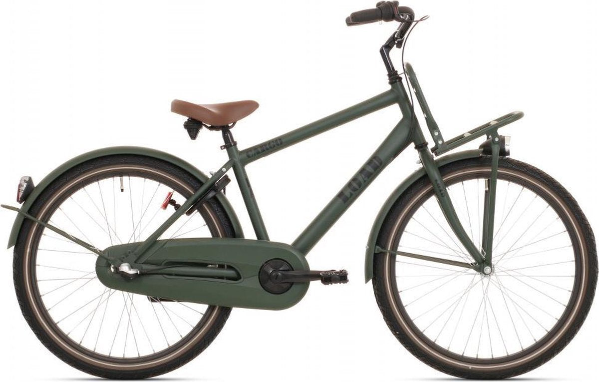 Bikefun carico 26 bici da ragazzo con 3 marce remubo - mat kaki verde