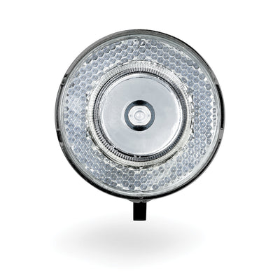 koplamp 706-B Retro 15 lux led batterij chroomzwart