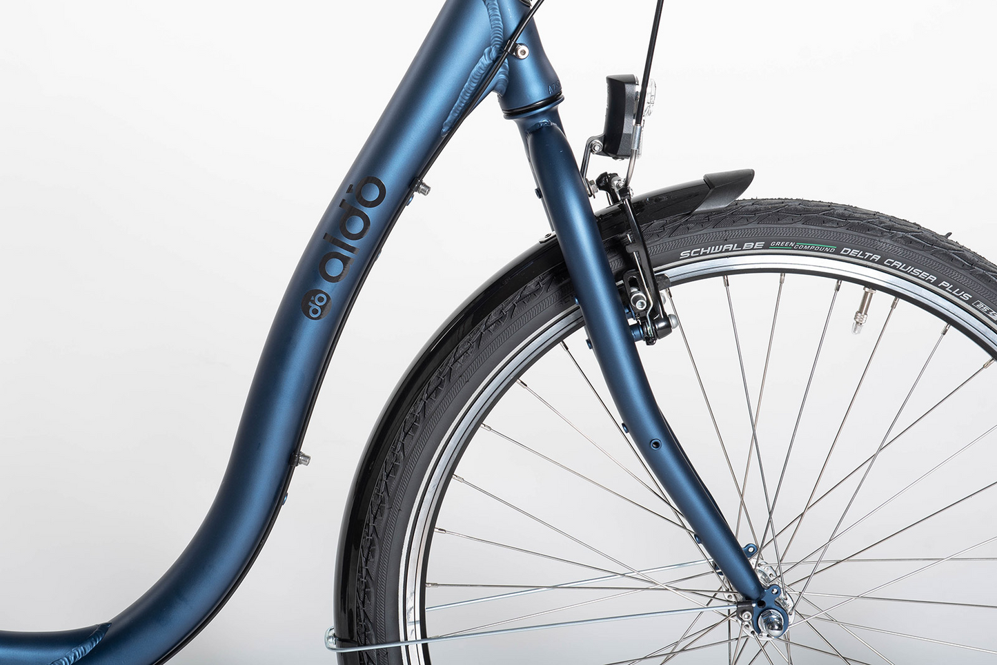 Kwadie aldo lage instap 28 3gvl alu. comfort mystery blue mat - 46 cm.