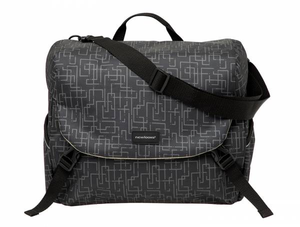 Borsa per biciclette Mondi Joy - Borsa spalla spaziosa e versatile - Acqua - Responsabile - Idey Nero