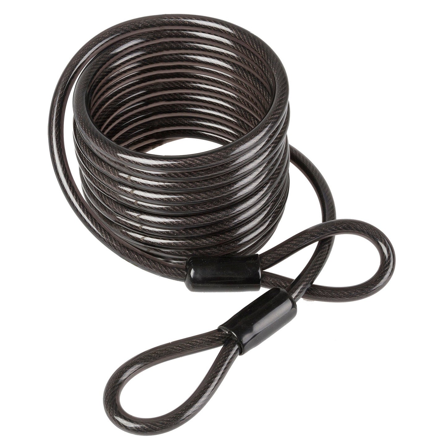 Cable de hoja 5m x 10 mm con doble bucle negro