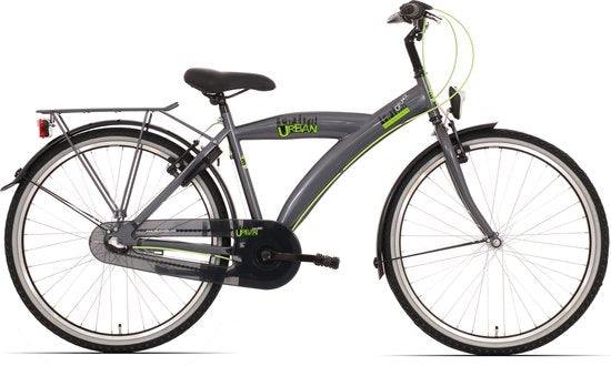 Bikefun Bicicletta per bambini Urban City 26 pollici con mozzo freno Nexus 3 marce - Titanio