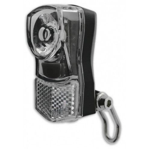 koplamp kroonbout led 15 lux batterij zwart