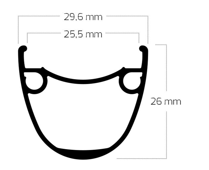 Ryde b.v. llanta 28' - 14 dp25 28'-622 disco negro 32 agujeros