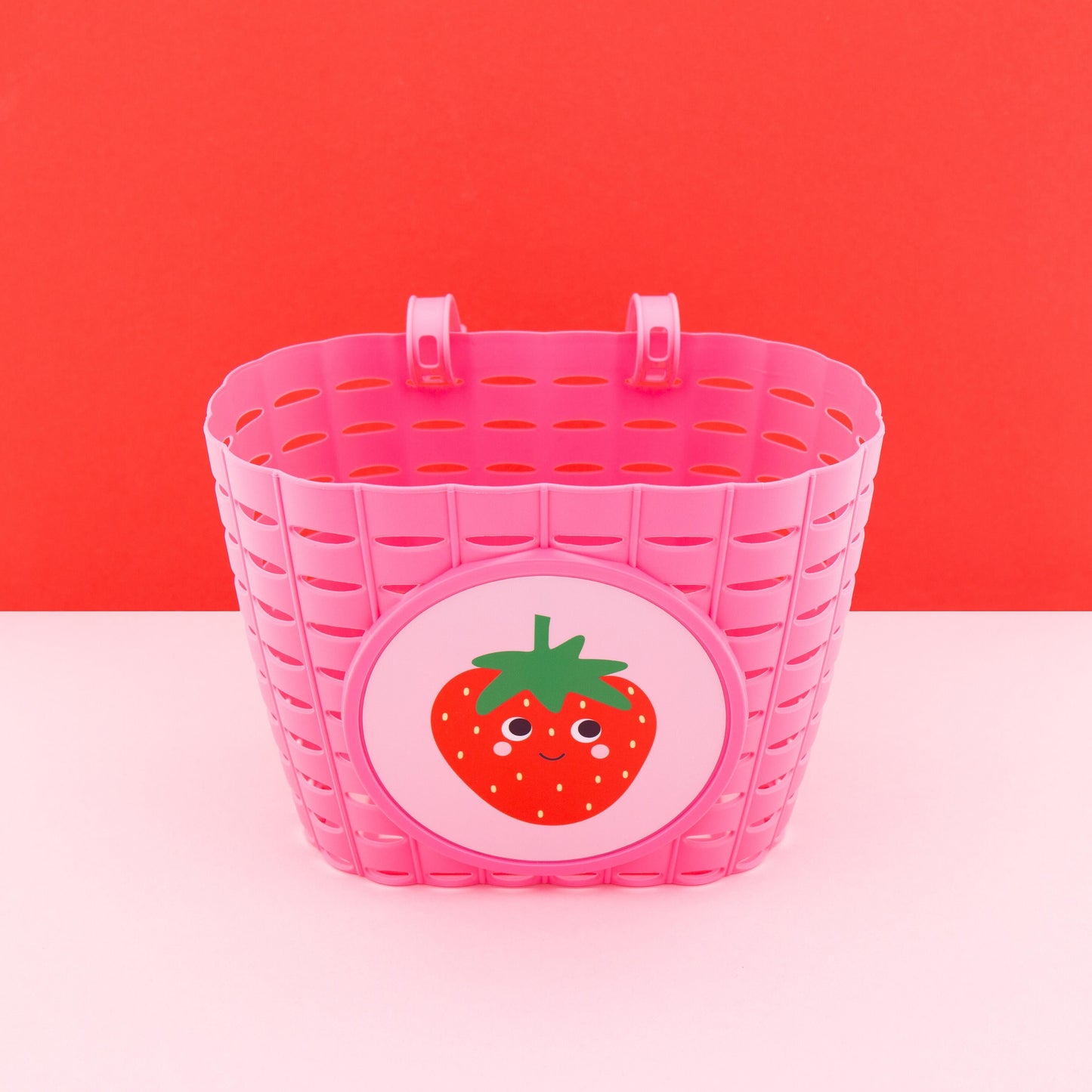 Qibbel Widek Explorador de canasta infantil Happy Strawberry Pink