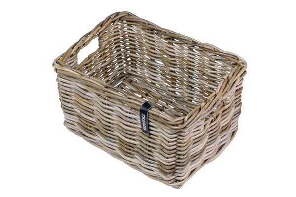 Cesto di bicicletta di basilico dax piccolo grigio