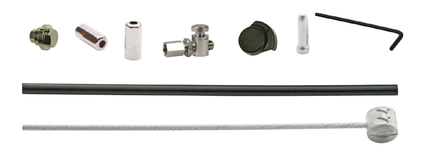 Set di cavi Elvedes Rollerbrake BRIM85 55 45 Silver posteriore