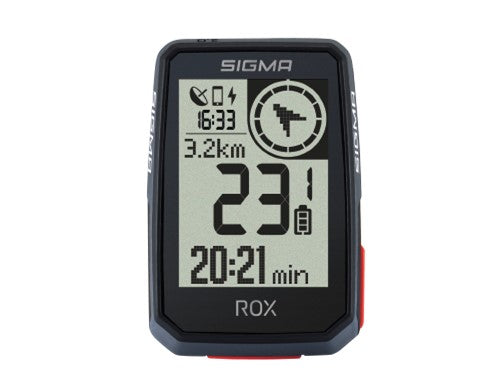 Sigma Rox 2.0 GPS SW SWO Stand Soporte simple + Cable de carga USB-C