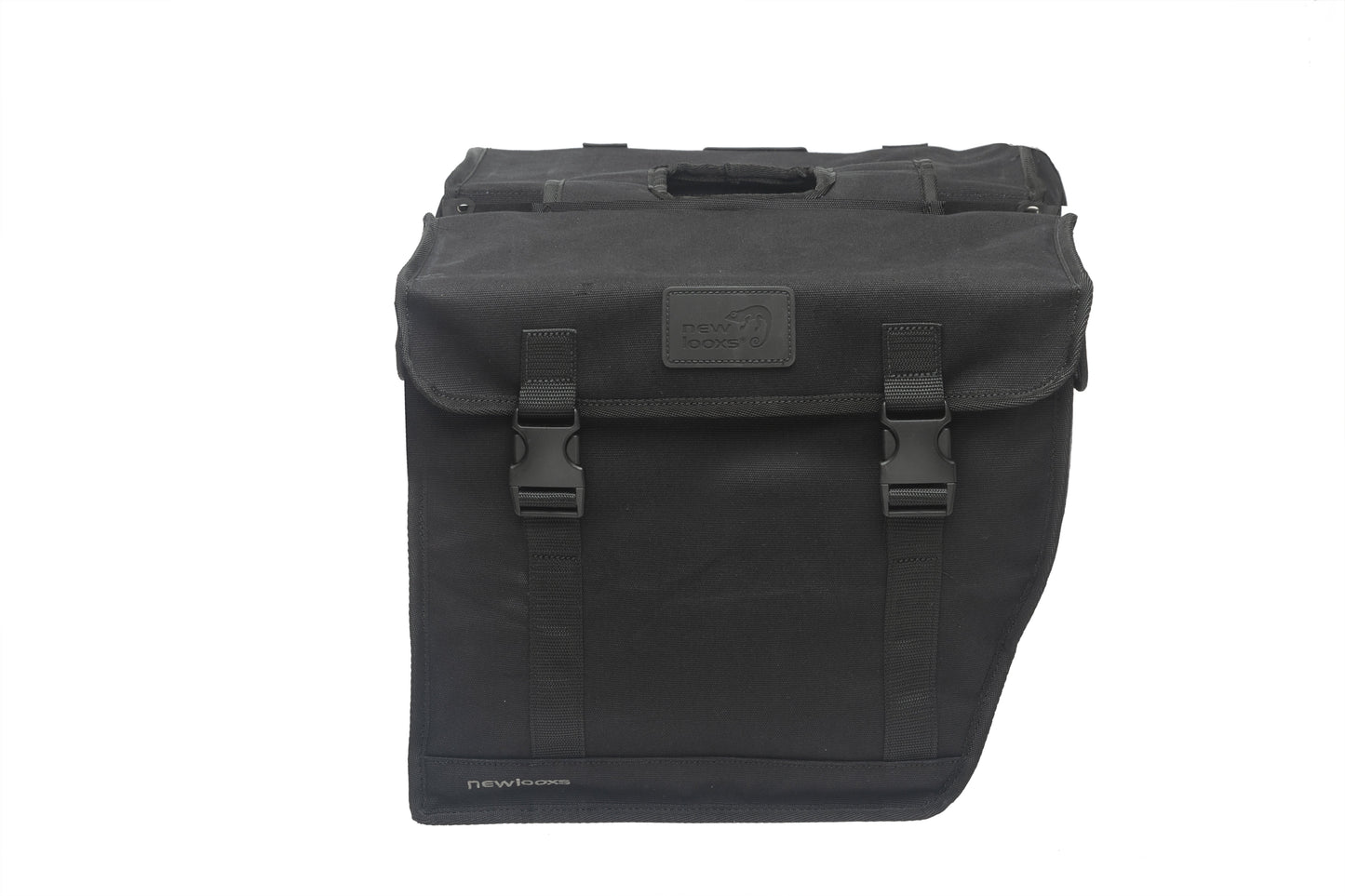 Nuova borsa per bicicletta a doppia bicicletta ibrida Looxs Nera