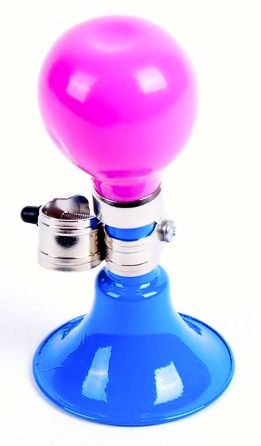 Falko import export bocina de bicicleta estrellada azul-rosa