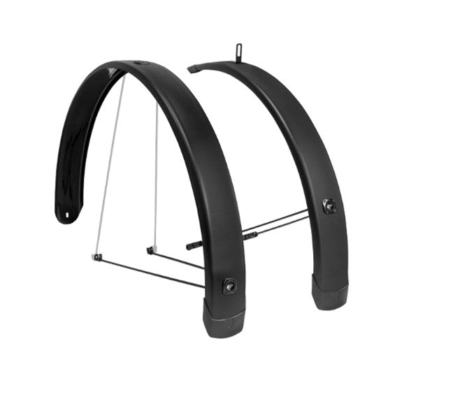 Eurofender Voorlatbord 20 pulgadas de 65 mm Mat de flecha urbana Tempo negro